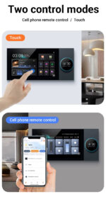 TYSH 7-inch Tuya Control Panel Two-zone Playback Touch Screen - Image 4